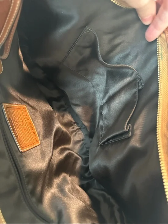 Coach Ergo XL Leather Shoulder Bag in Whiskey Brown - Picture 6 of 7